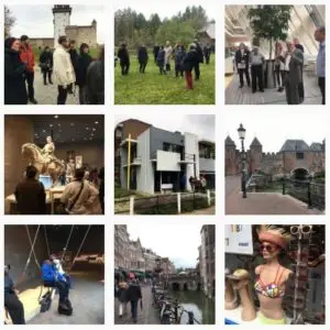 ICLAFI members attending the heritage tour of sites in Utrecht, the Netherlands, after the 2017 Symposium and Annual Meeting.
