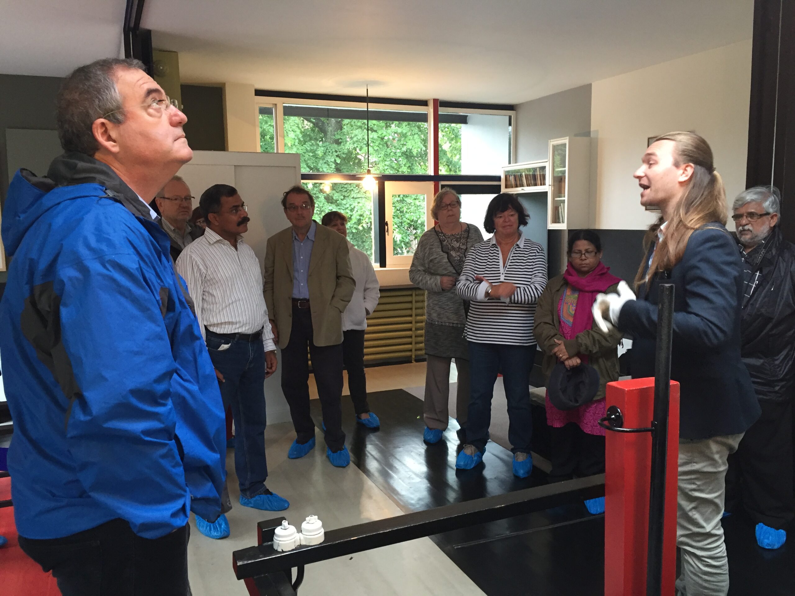 ICLAFI members visiting the Rietveld Schröder House in Utrecht, the Netherlands. (Photograph by Dr Jack Tsen-Ta Lee.)